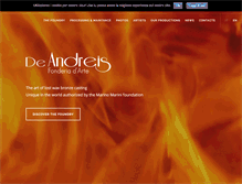Tablet Screenshot of fonderiadeandreis.it